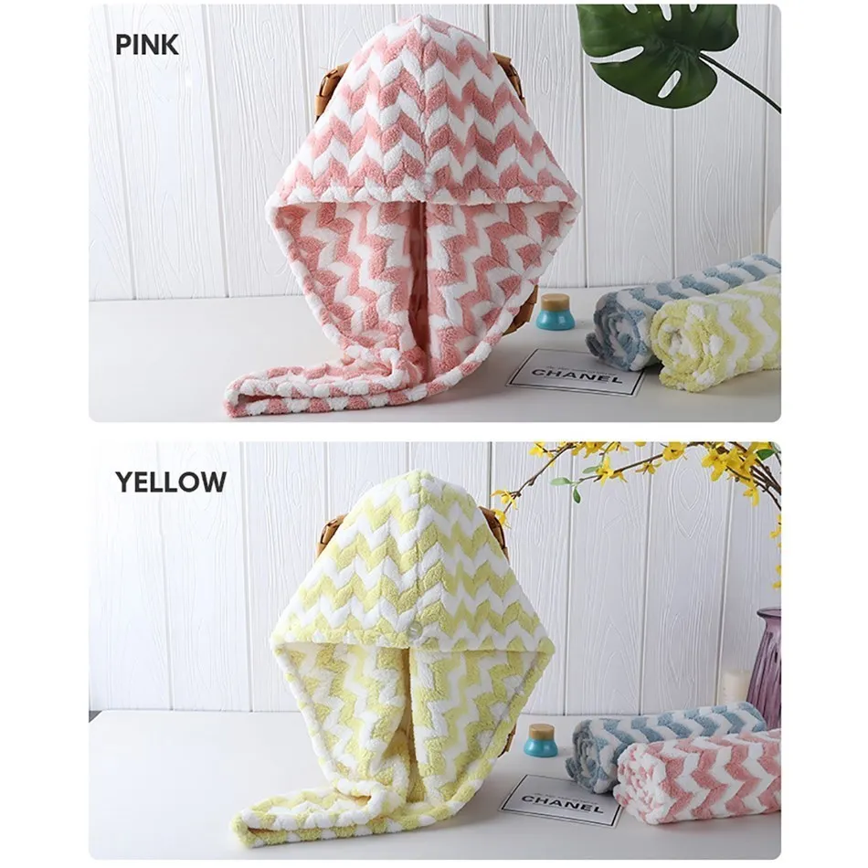 Полотенце для волос из микрофибры супервпитывающее быстро сохнет |