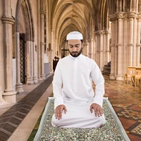 70x110cm islamic prayer rug muslim prayer rug muslim carpet praying mats polyester soft islamic ramadan prayer carpet