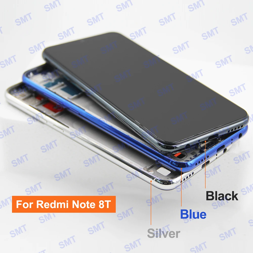 100% новый 6 3 ''Оригинальный ЖК-дисплей с рамкой для Xiaomi Redmi Note 8T сменный