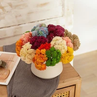soft rubber artificial riceball fruit hydrangea simulation fake flower real touch succulent plant wedding home decoration