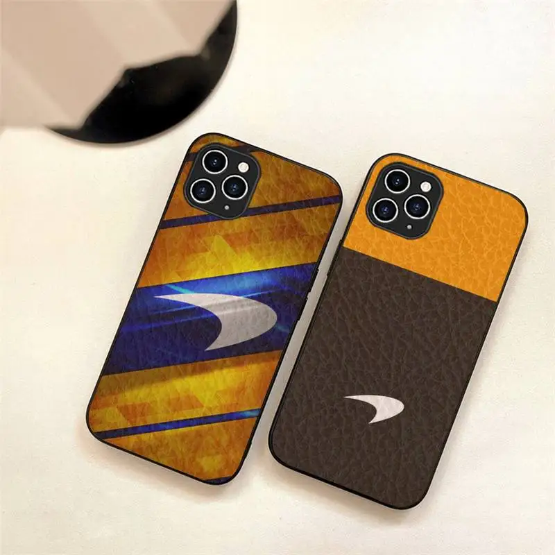 

Luxury Super Car MCLAREN Sport Phone Case For Iphone 7 8 Plus X Xr Xs 11 12 13 Se2020 Mini 14 Pro Max TPU+Leather Fundas