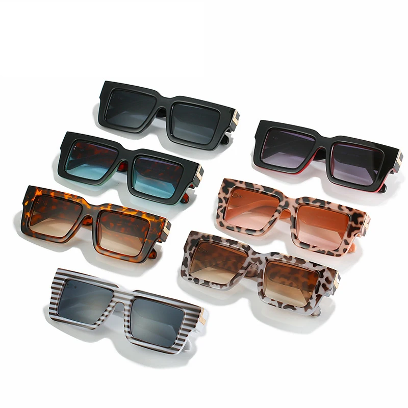 New Fashion Vintage Brand Designer Sunglasses Women Men Square Rays Mirror UV400 Shades Luxury Party Outdoor Sun Glasses Top |