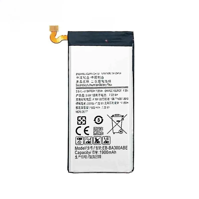 Фото Аккумулятор EB-BA300ABE для мобильного телефона Samsung GALAXY A3 A300 A3000 A3-2015 A300 Duos, высококачественный аккумулятор 3.8V 1900mAh №5