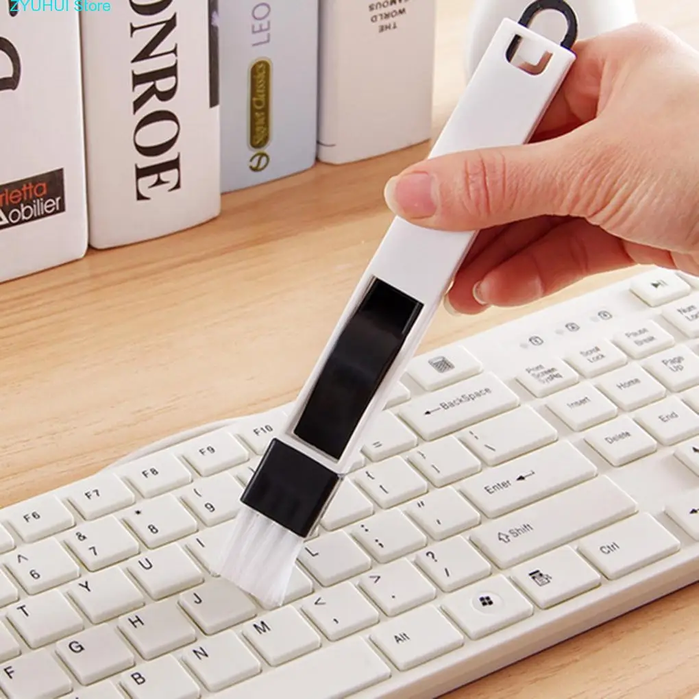 

Newest 2 In1 Folding Window Groove Cleaning Brush Keyboard Crevice Home Kitchen Tool