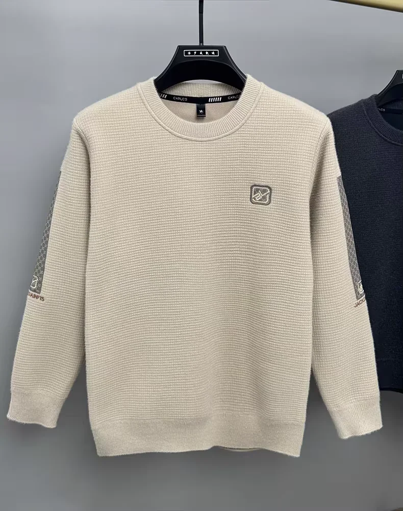  Высококачественный мужской трикотажный свитер осень - зима новая мода