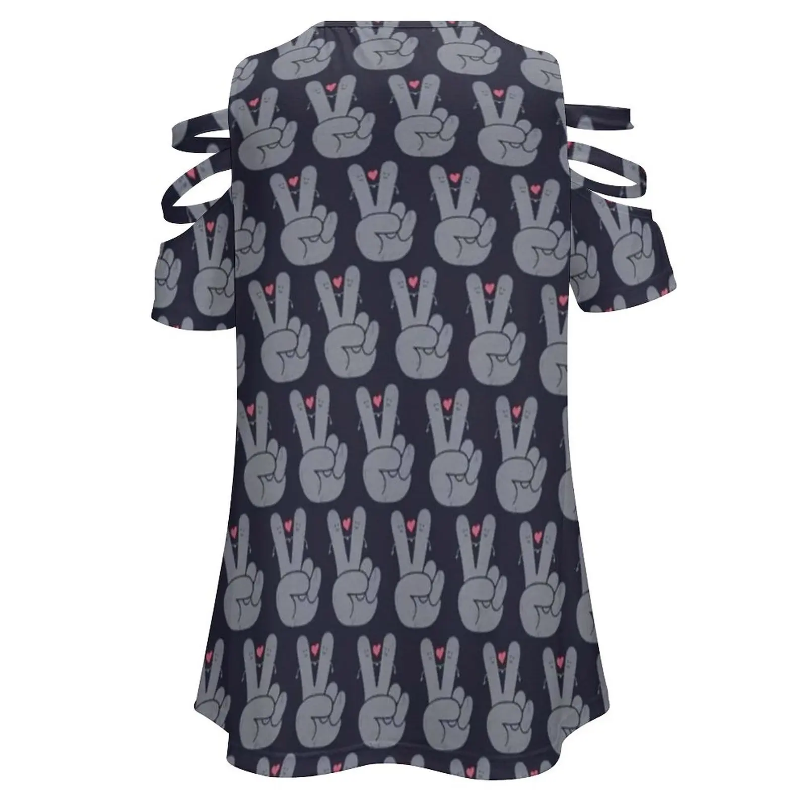 Peace &amp Love женские пикантные винтажные футболки с принтом на молнии топы футболка