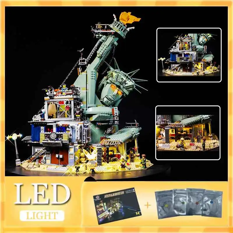 Фото Высококачественный набор светодиодного освещения для конструктора Lego 70840 «Добро пожаловать в Апокалипсбург!» Только светодиодная подсветка (без блоков-модулей) №1