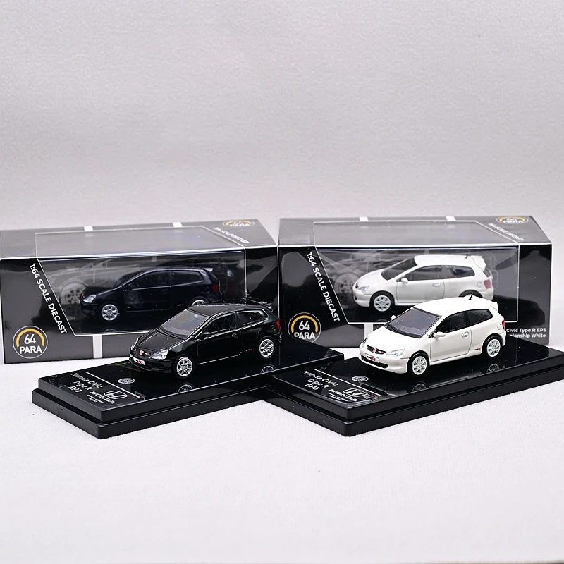 

Пара 1/64 Honda Civic Type-R EP3 модель автомобиля из сплава статическое украшение