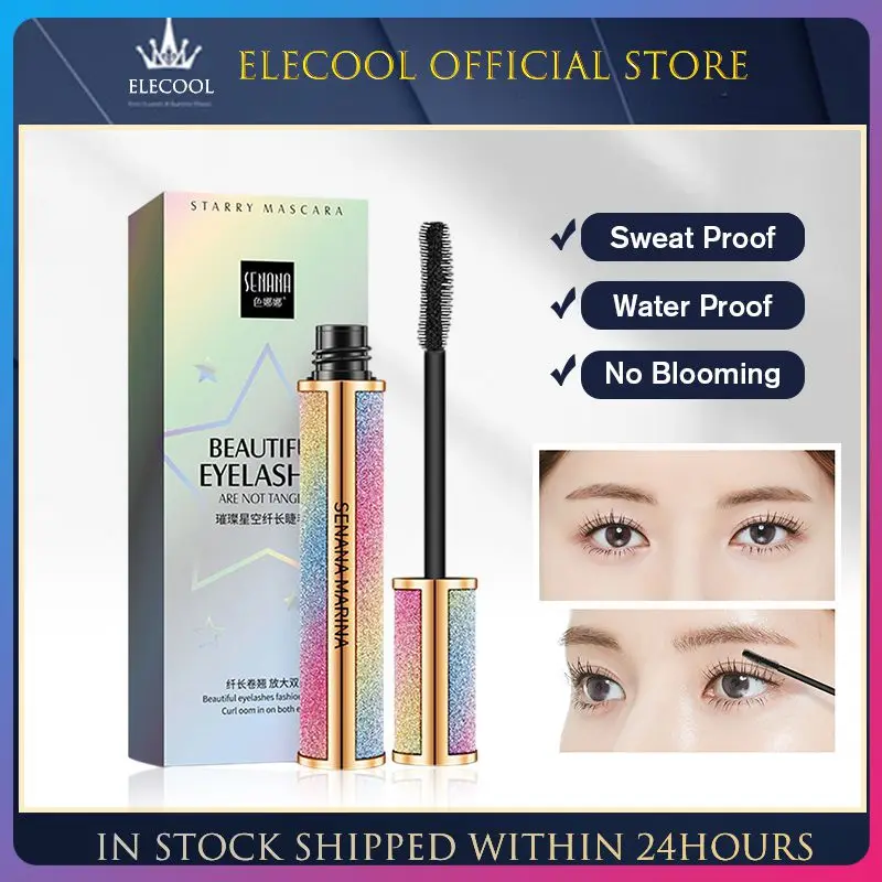 

4D Mascara Makeup Lengthening Eyelash Extension Women Waterproof Fast Dry Long-wearing Lasting Mascara Big Eye Cosmetic TSLM1