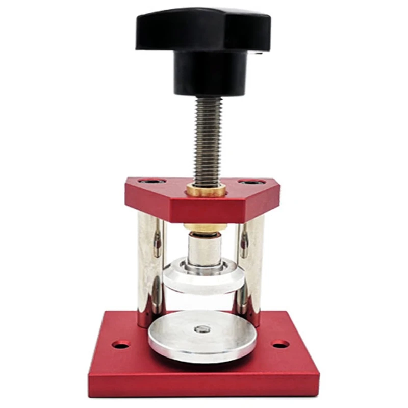 1Pcs Watch Case Press Medium Heavy Duty Watch Case Pressing Tool With 12 Nylon Dies For Watch Repair & 13Pcs 0.6Mm-2.0Mm Watchma