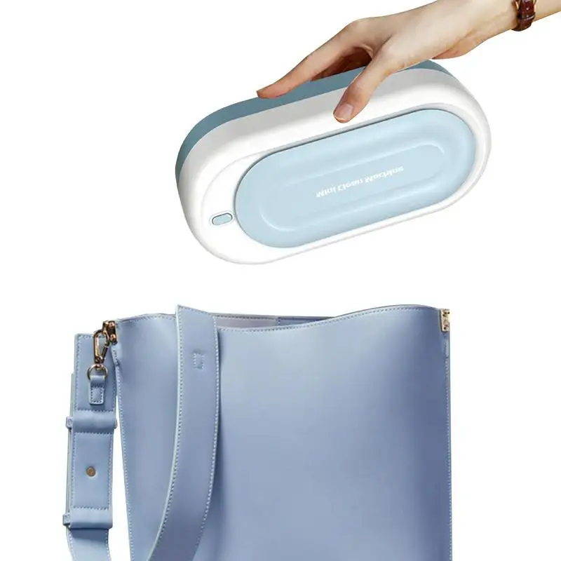 

Ultrasonic Jewelry Cleaner 450ML Professional Ultrasonic Jewelry Cleaner With Blue Light Jewelry Cleaner With 48kHZ Vibration