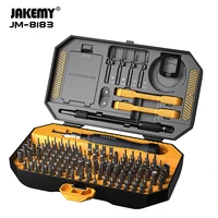 jakemy jm 8183 precision screwdriver set magnetic screw driver cr v bits for mobile phone computer tablet repair hand tools