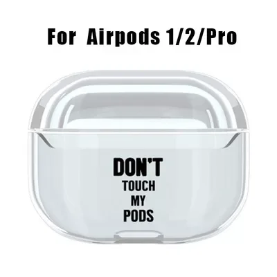 

Clear Case Cover for AirPods Pro Hard PC Cristal Cute Cartoon Earphone Protector for Air Pod Pro 3 Funda Coque for AirPods Box