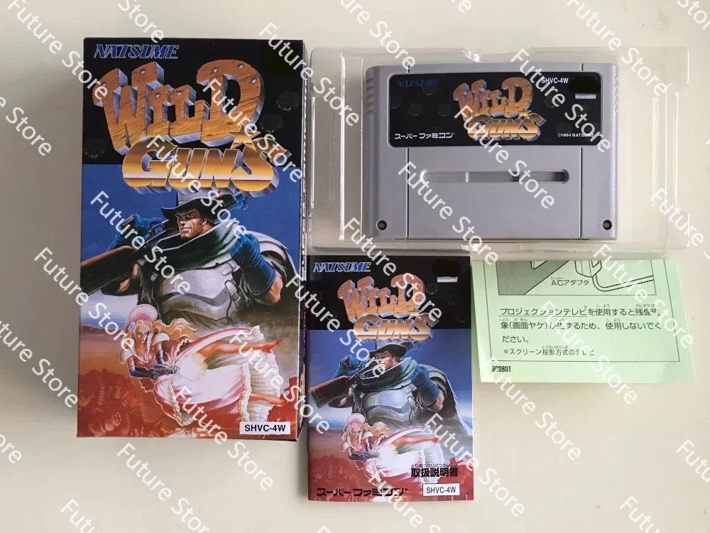16-битные игры ** WILD GUNS (версия Japan NTSC-J!! Коробка+Руководство+картридж!! ) (art.: 3920d271c795a) - 3920d271c795a