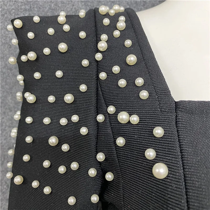 Женское Бандажное платье миди элегантное вечернее с квадратным вырезом и