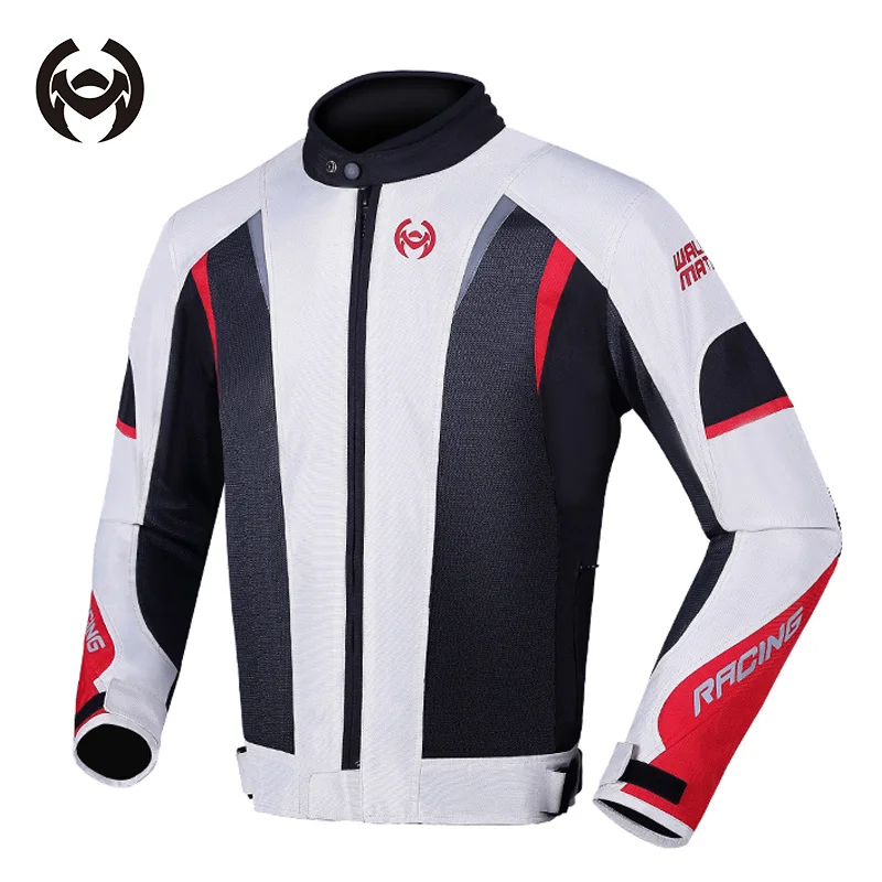 

Непромокаемая Водонепроницаемая подкладка летняя мотоциклетная куртка сетчатая дышащая мотоциклетная куртка для езды со съемными защитн...