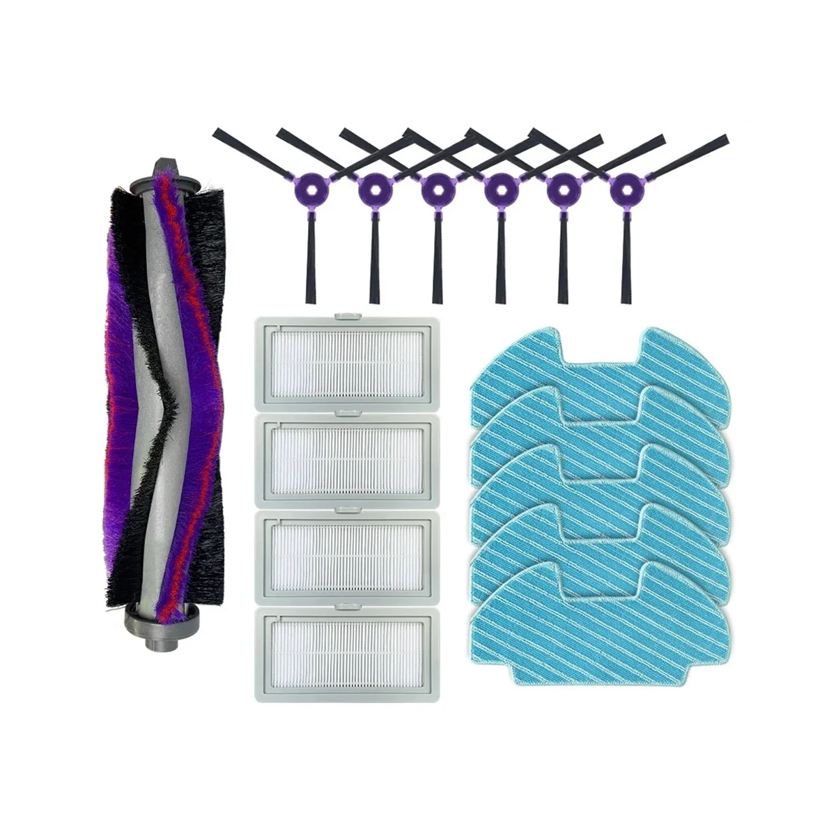 

For I5 I5C VCR07 VCR08 MR09 VR05R5050WK Vacuum Cleaner Part Main Side Brush Hepa Filter Mop Cloth