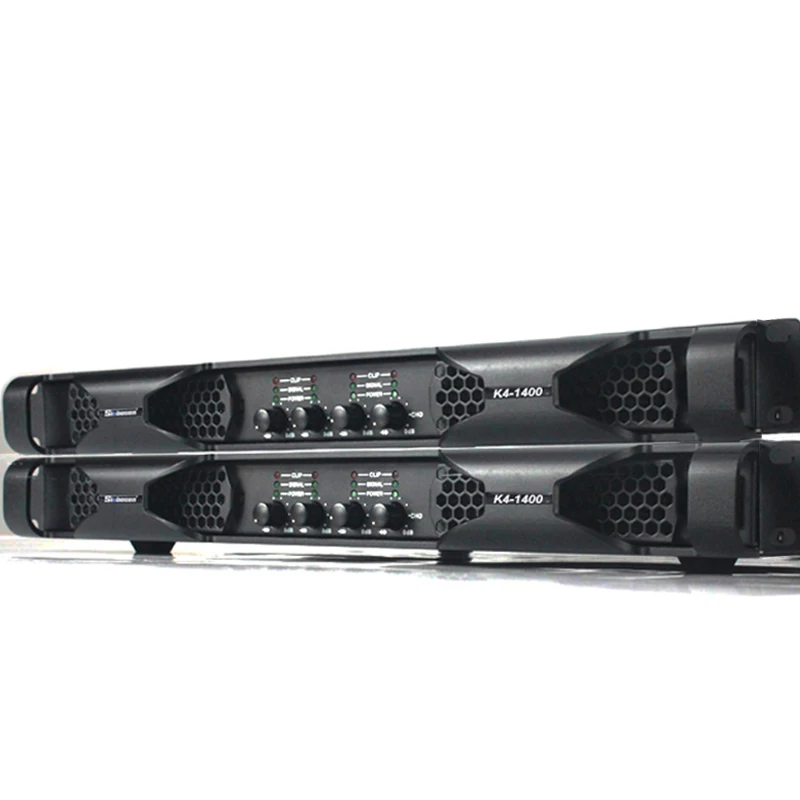 

K4-1400 class d 1u 4 channel digital stereo power amplifier audio 1400w
