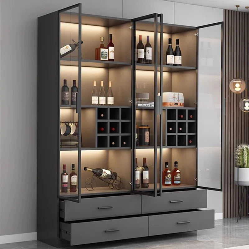 Угловые шкафы для шкафов гостиной роскошные стеллажи офисных магазинов Женский