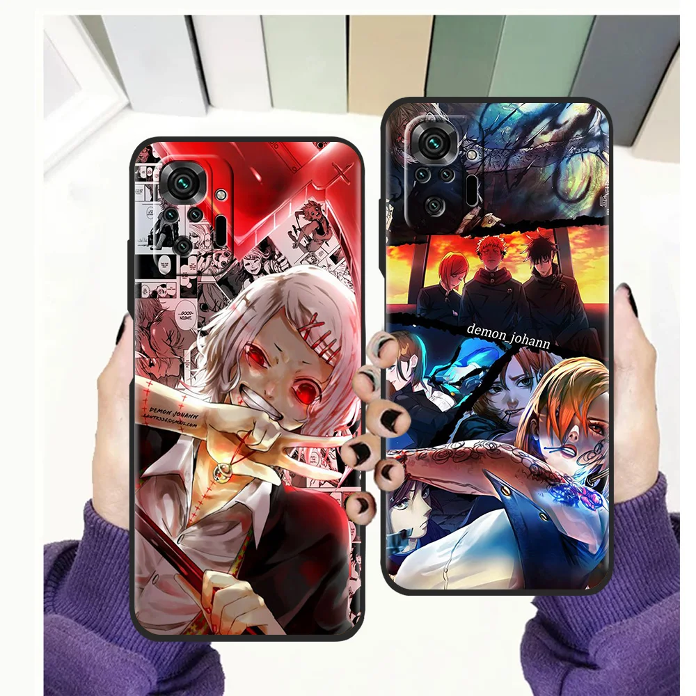 

Hot Anime Cartoon Girls Phone Case For Xiaomi Redmi Note 9S 10S 9 8 10 11 Pro 7 8T 9C 9A 8A K40 Gaming Luxury Soft Cover Couqe