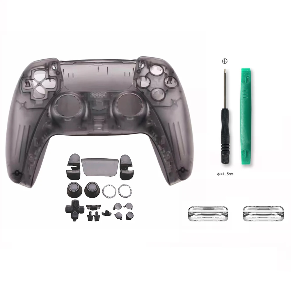 Прозрачный силиконовый чехол для контроллера PS5