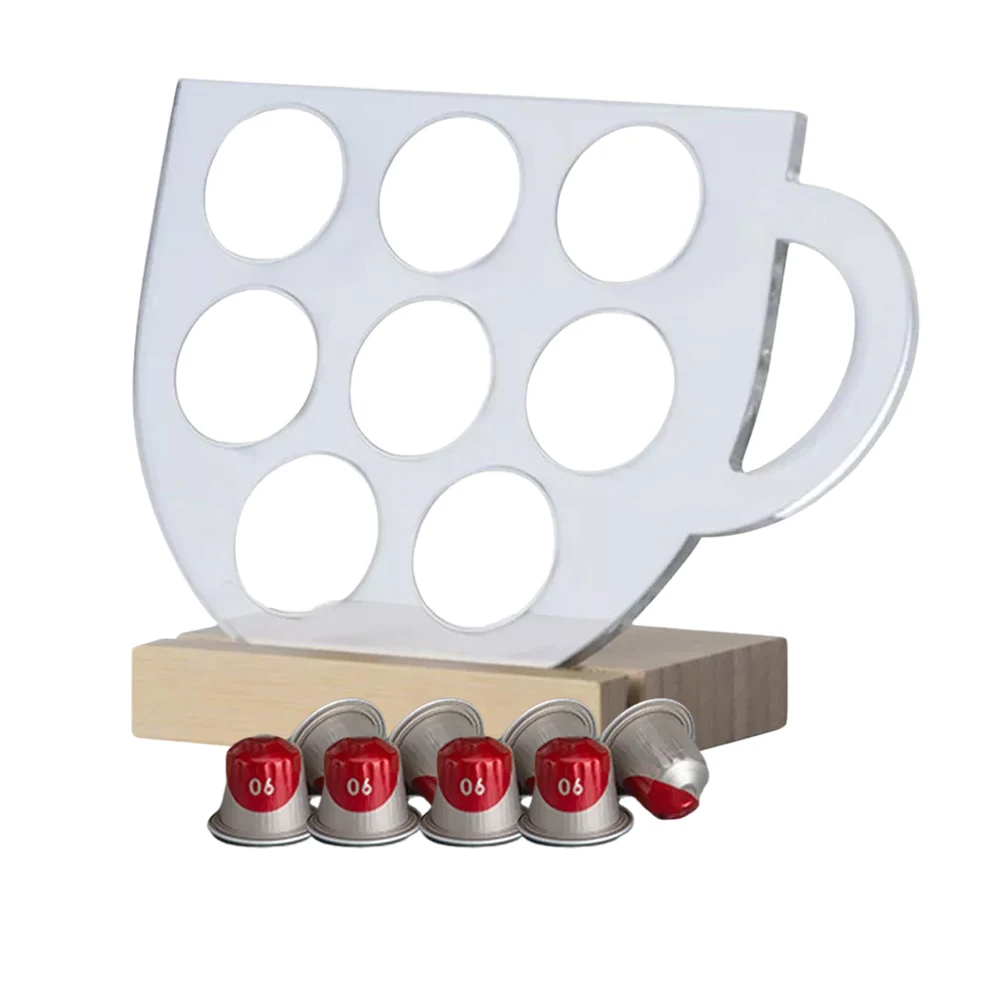 

Профессиональный органайзер для хранения для дома и офиса, практичные аксессуары для кофе, универсальный настольный держатель для кофейны...