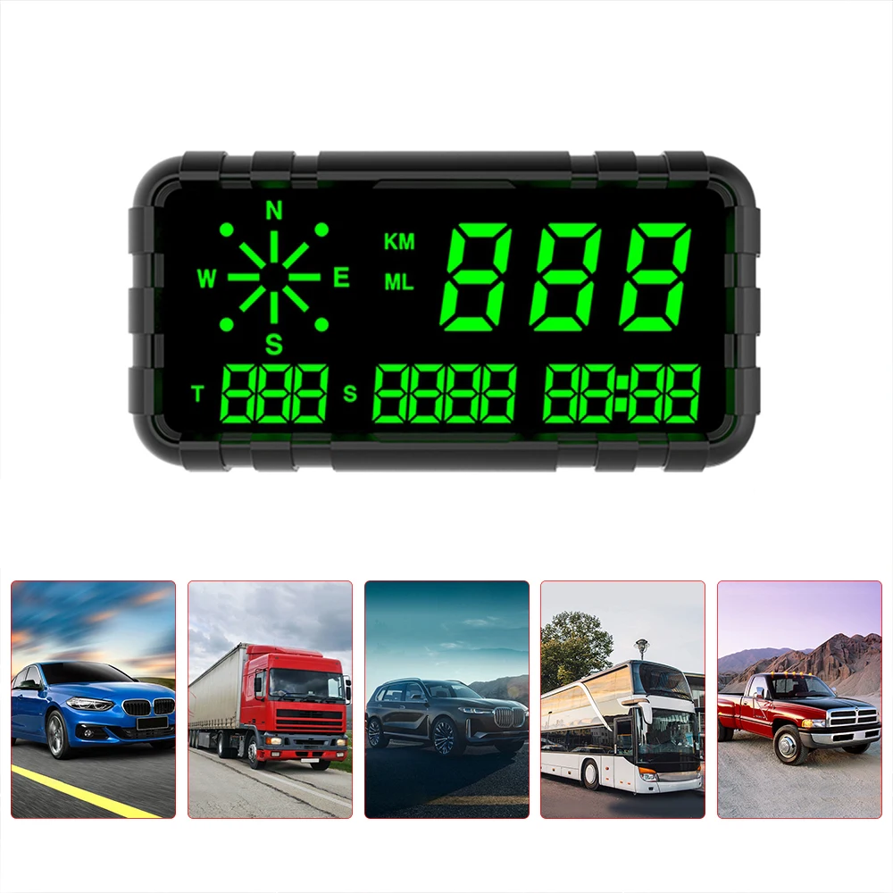 

Автомобильные GPS HUD многофункциональные гаджеты Inteligentes цифровой дисплей на лобовом стекле Спидометр Одометр автомобильные электронные акс...