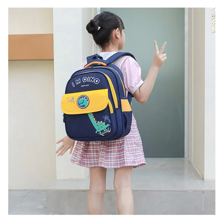 Girls Boys Cute Cartoon Dinosaur Giraffe Kindergarten Schoolbags New High-capacity Primary Children Fashion Students Backpacks