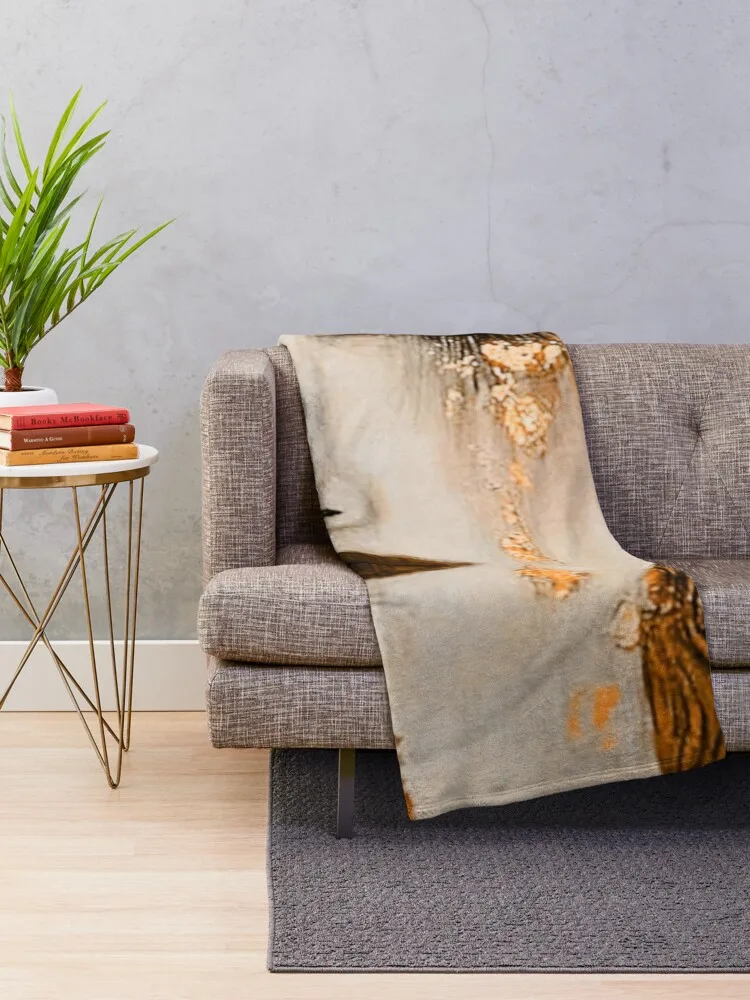 Gustav Klimt Art Nouveau Symbolism Freya's Tears Throw Blanket Winter beds Quilt christmas gifts Heavy Blankets