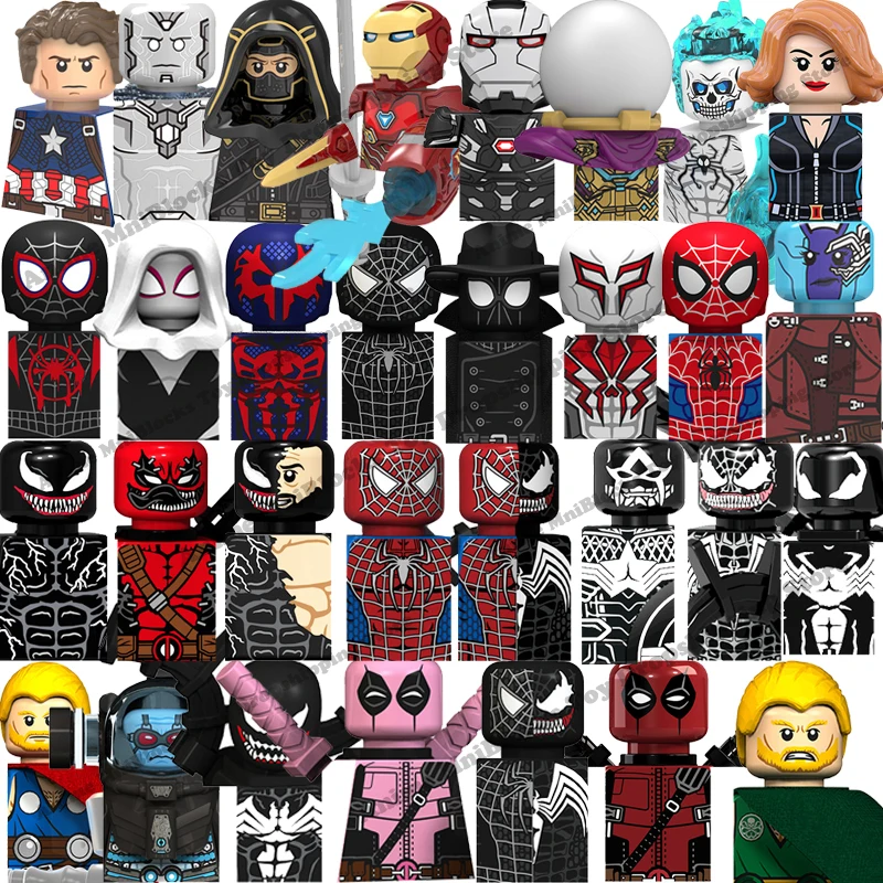 

KT blocks 1004 1010 1016 1025 1026 1027 1028 1031 1038 hero anime bricks mini action toy figures Assemble blocks kids toys gifts