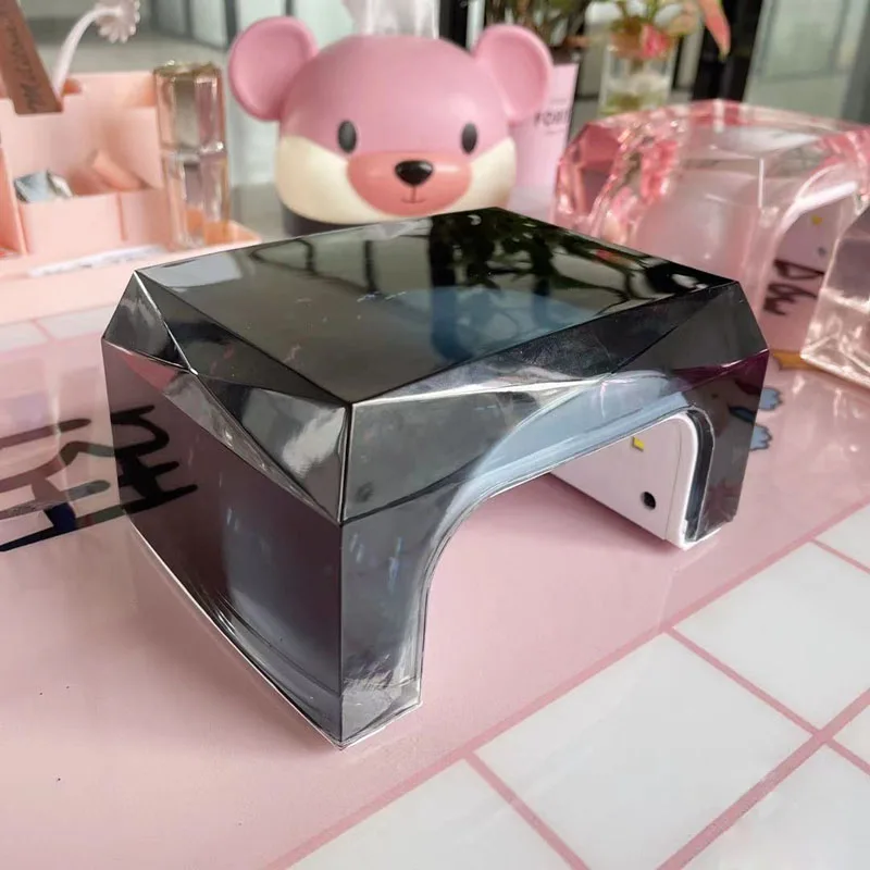 Индивидуальный ярлык Low Moq портативный маленький фиолетовый черный маникюр