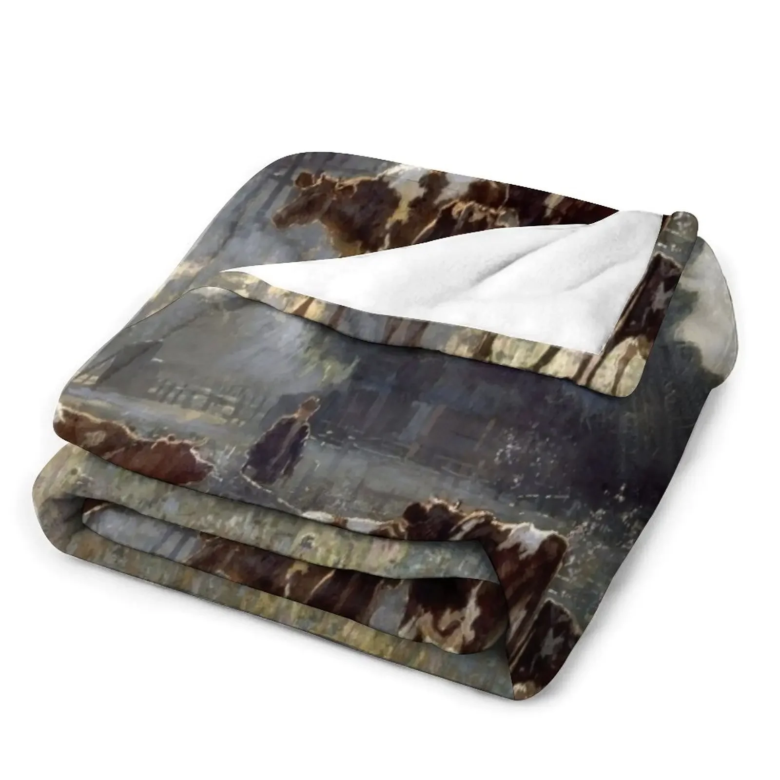 Одеяло с принтом Весна Мороз от Elioth