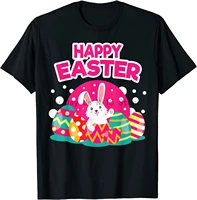 happy easter for women and girls easter t shirt