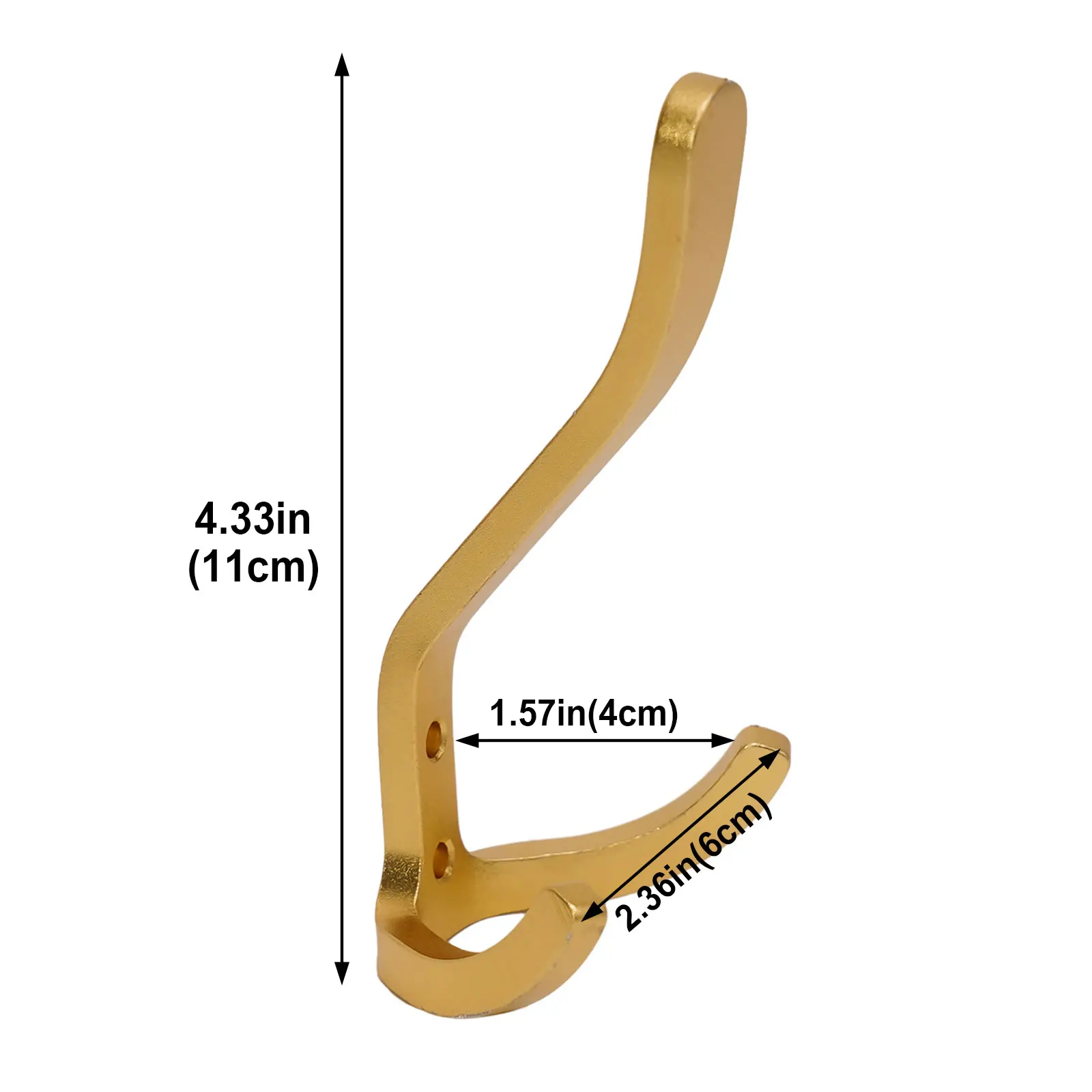 

Крючок для одежды алюминиевый