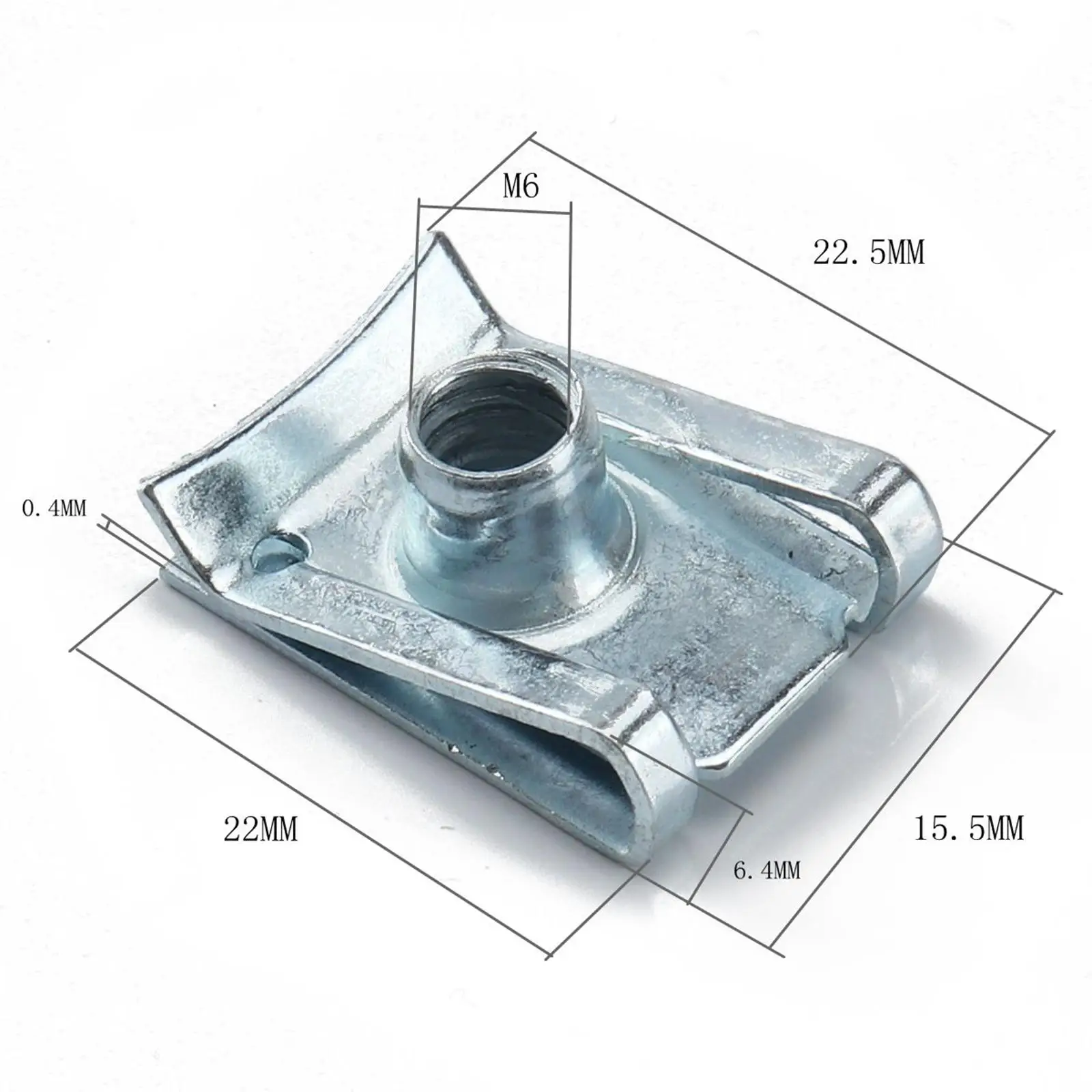 10 шт. M6 U-образный набор зажимов аксессуары для ремонта U-образных гаек крепежные