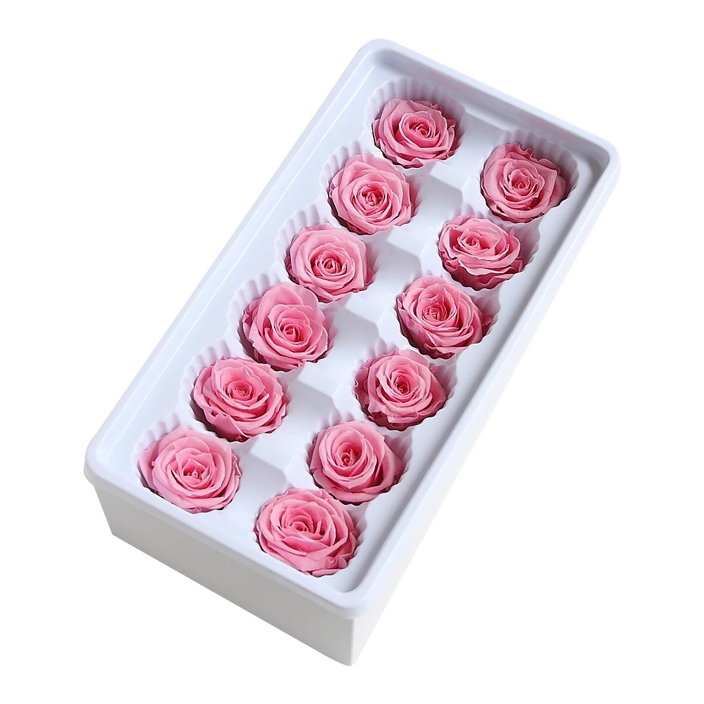 

12pcs/Box Valentine'S Day Gift Immortal Flower Decoration Preserved Fresh Flower Wedding Bouquet Home Decoration Hand Flower Art