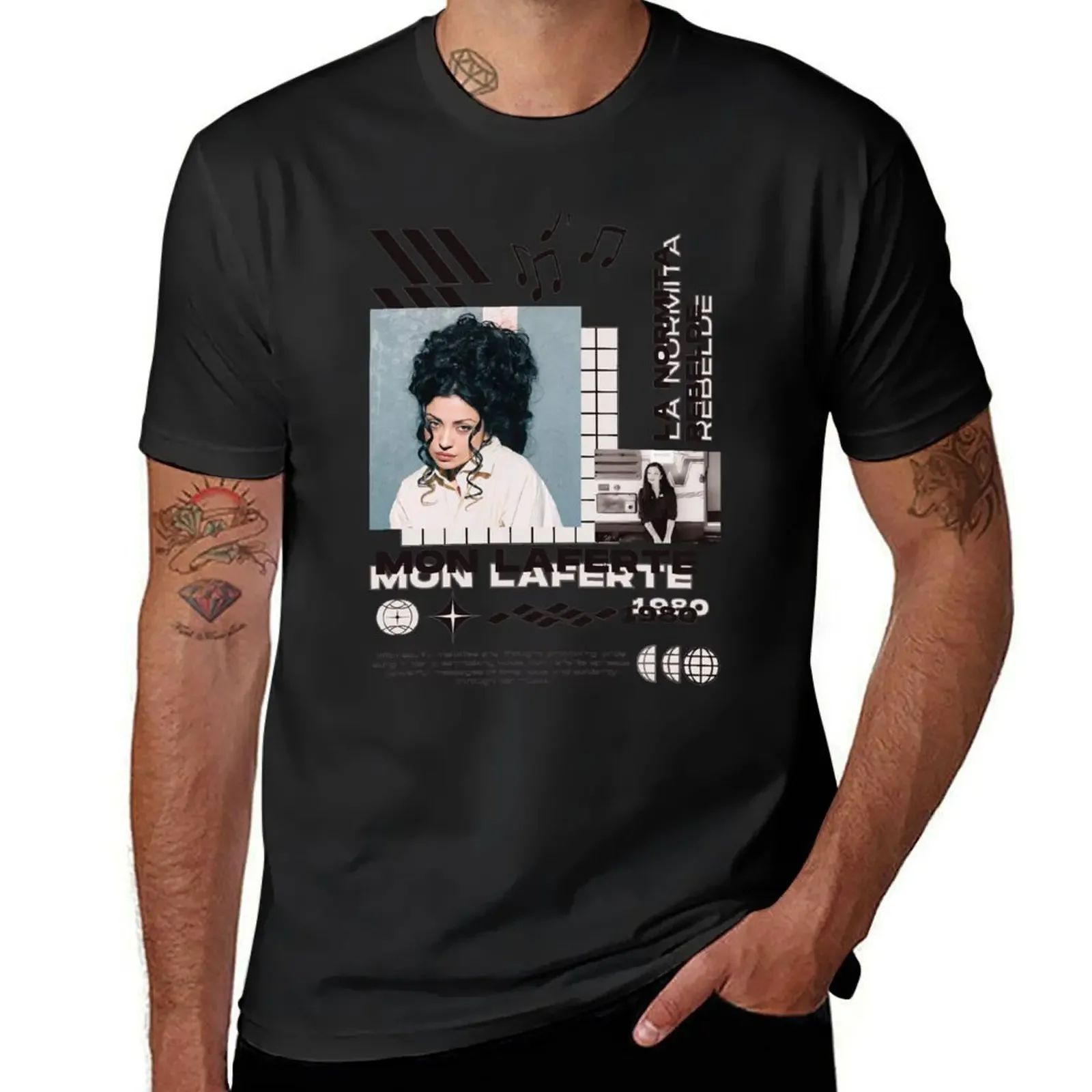 Футболка Mon Laferte Aesthetic Typography Y2K футболки с рисунком животные принты для мальчиков