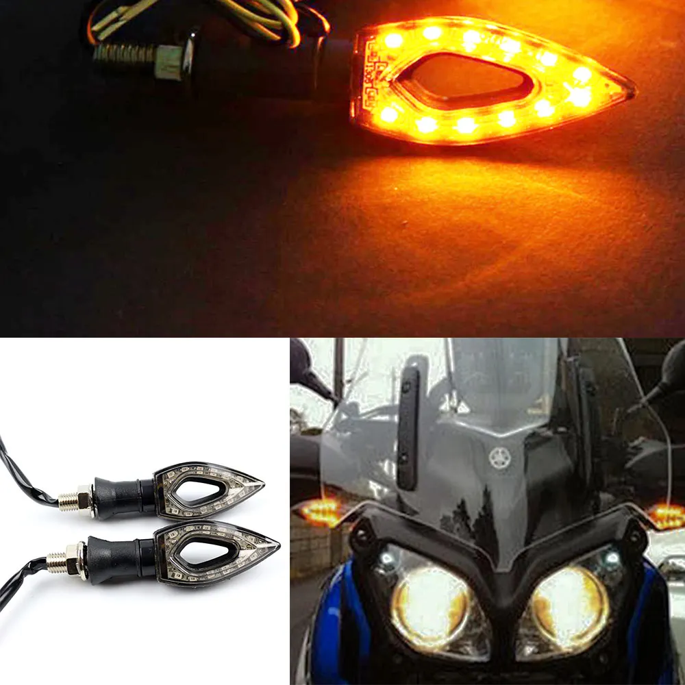 

Bendable Motorcycle Light Turn Signal Flowing Bulb Indicators Tail Flexible 12LEDs Blinker White Flashing Reversing Brake Lights