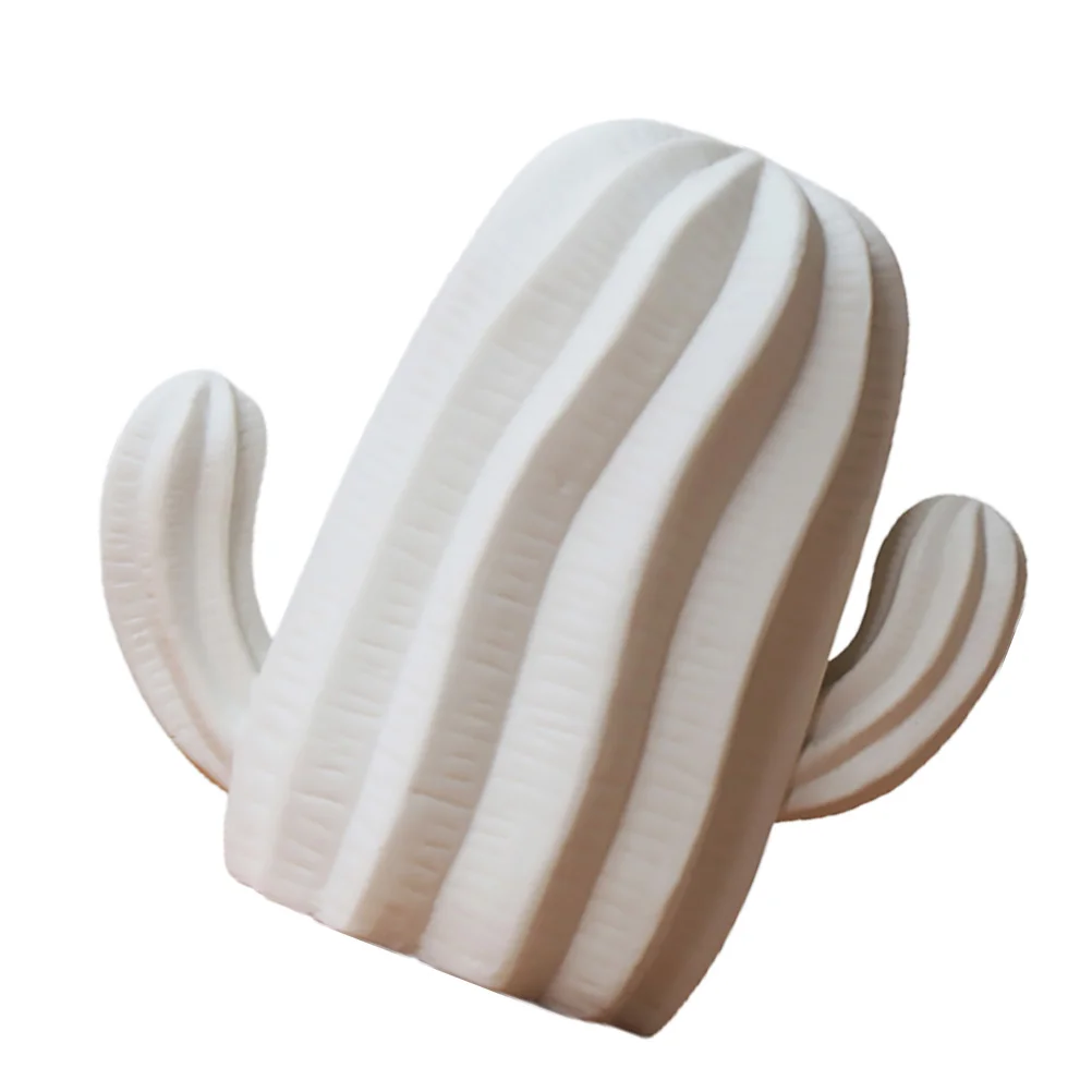 

Ceramic Decor Figurine Statue Sculpture Home Succulent White Modern Figurines Ornament Artware Craft Simple Decorative Display