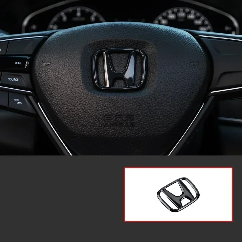 

ABS углеродное волокно, наклейка на переднюю решетку автомобиля, эмблема на руль багажника для Honda Logo Accord 10 2020 2019 2018, аксессуары