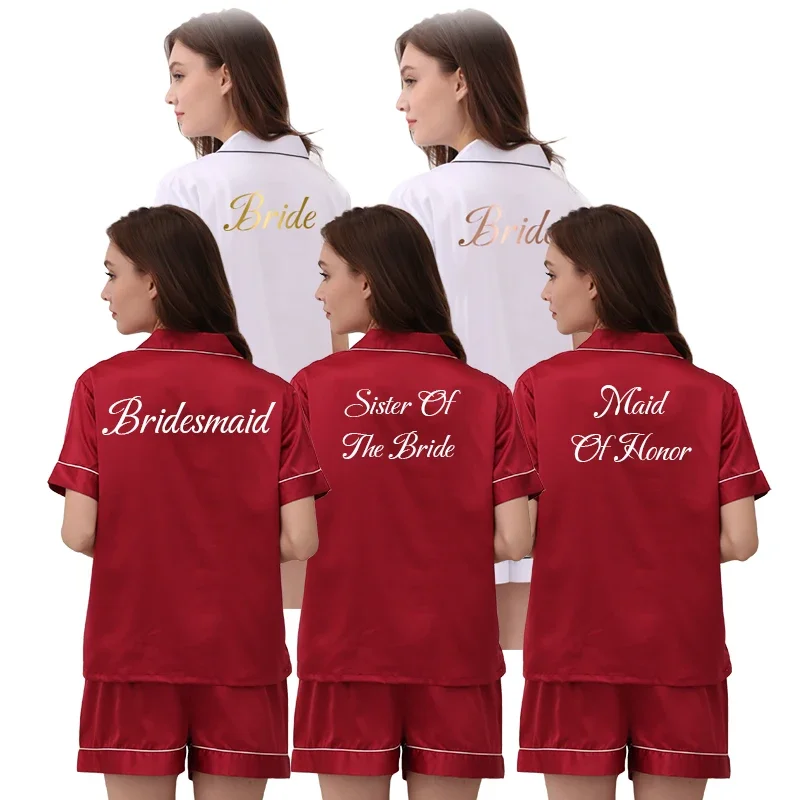 

Пижамный комплект, одежда для сна, атласная пижама для женщин, Шелковый пижамный комплект Pjs, Женская однотонная Пижама с коротким рукавом и V-образным вырезом для женщин