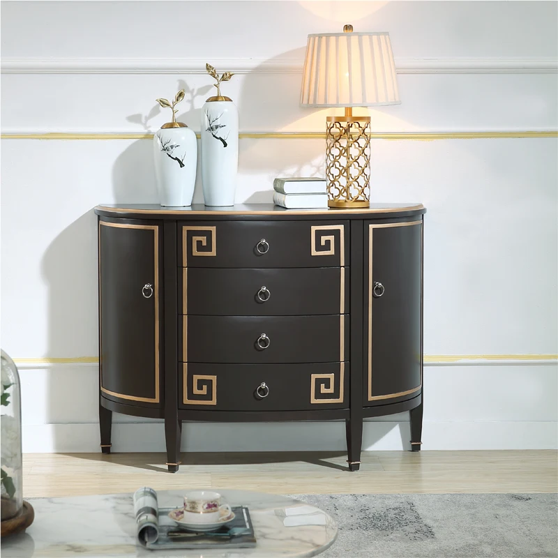 Шкаф-сервант YY с перегородкой Полукруглая для дома