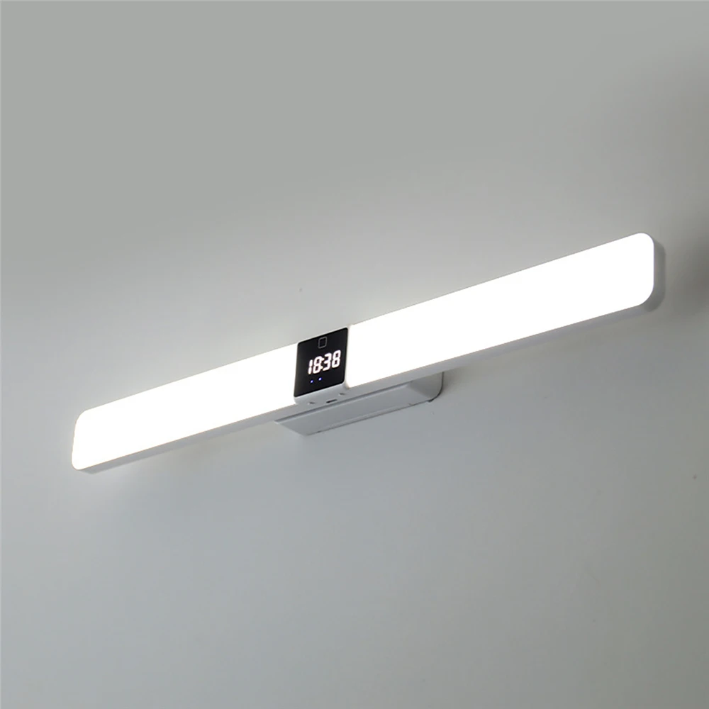

USB Перезаряжаемый дисплей с регулируемой яркостью, магнитный притяжной светодиодный светильник для кухни, спальни, ночник