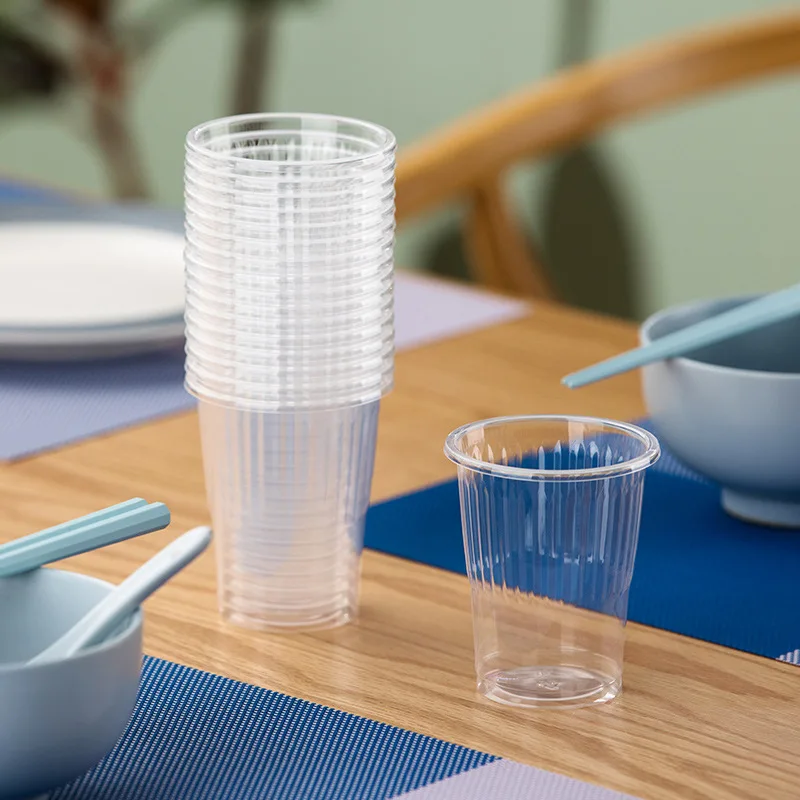 

CHAHUA Aviation Cup - The Ultimate Disposable Thickened PP Transparent Plastic Cup for All Your Beverage Needs