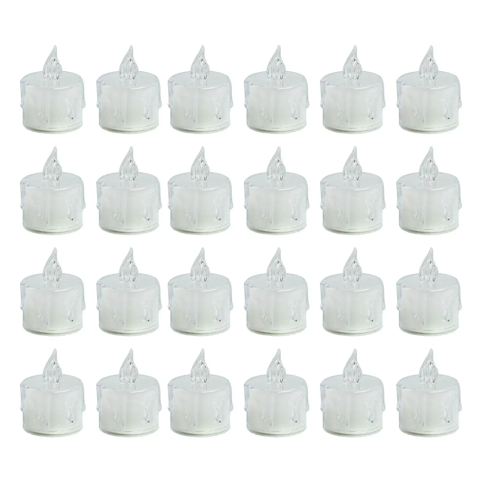

24x Tealights Candles Light Candle Lamp Battery Operated for Anniversary Ceremonies Weddings Table Fall Festival Decorations