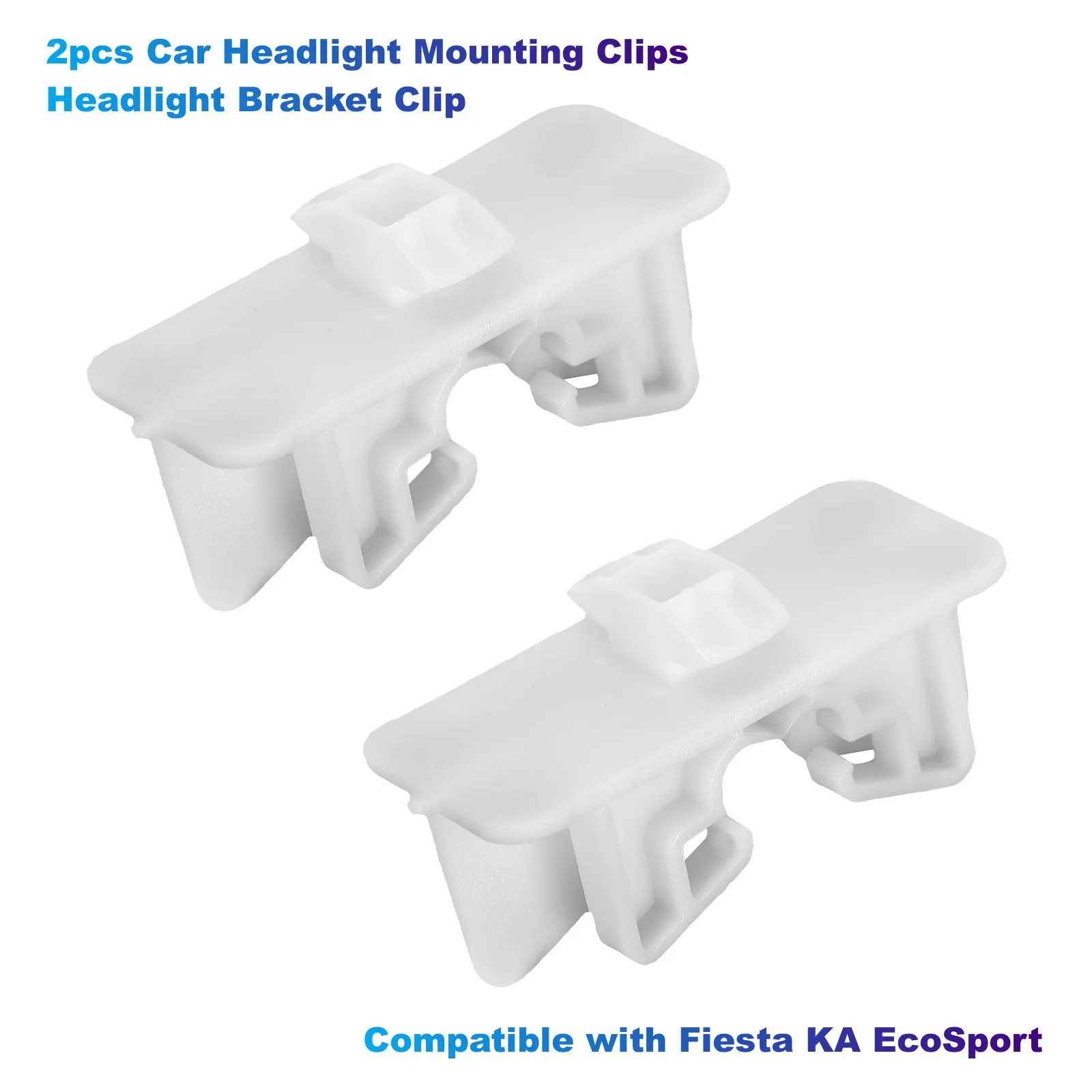 

2 шт. монтажные зажимы для автомобильных фар, зажим для кронштейна фар, совместимый с Fiesta KA EcoSport