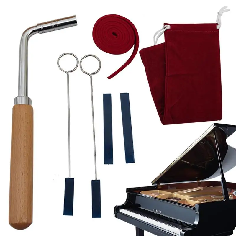 

7 шт./комплект, набор инструментов с деревянной ручкой для тюнера