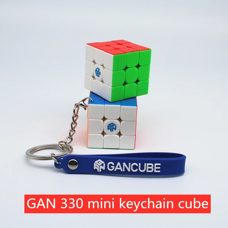 Pаспродажа [ECube] GAN330 брелок 3x3x3 головоломка магический куб 3x3x3 скоростные кубики Gans кубики GAN 330 Mini Cubo Magico профессиональные игрушки