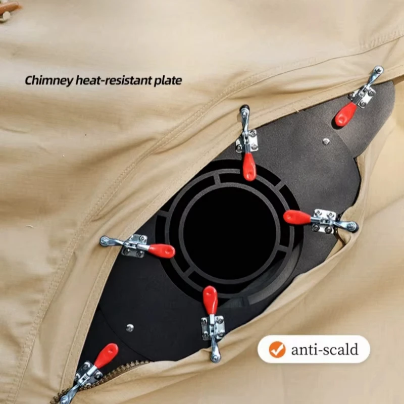 Туристическая горелка с зажимом из нержавеющей стали защита от огня для горелки