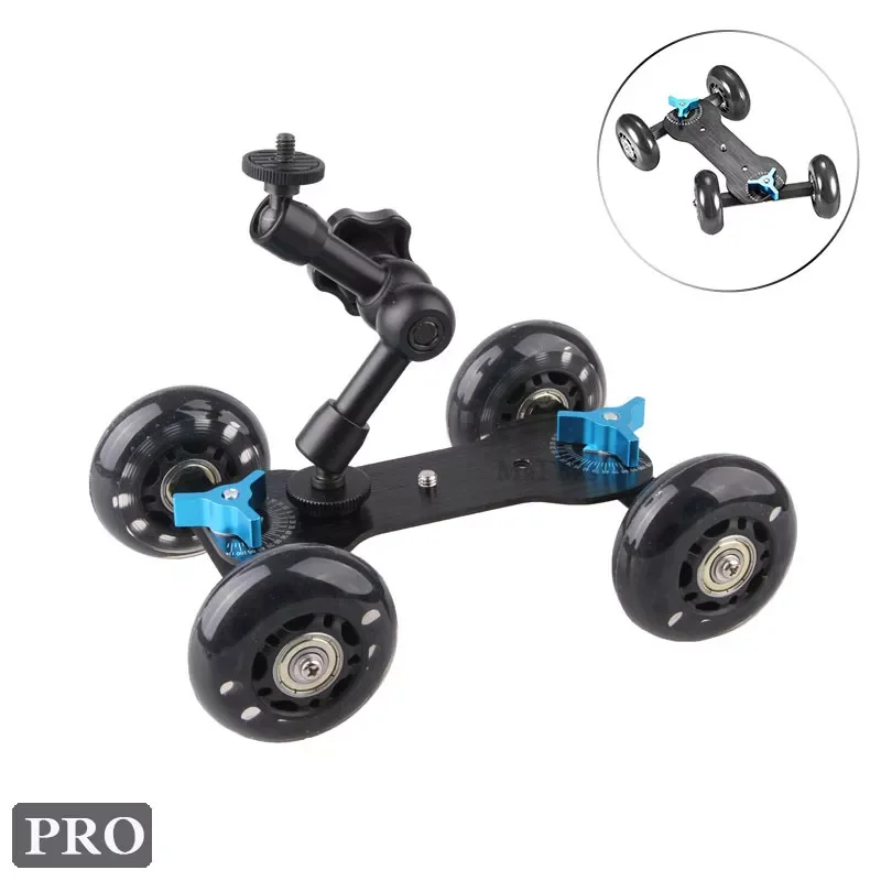 

11 | 7-дюймовая волшебная ручка Dolly, автомобильная Мобильная вращающаяся камера, ползунок, стабилизатор Vlog Track Rail, Экшн-камера, комплекты аксес...